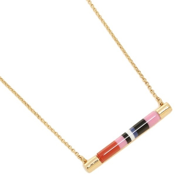 New KATE SPADE Building Block Bar Necklace